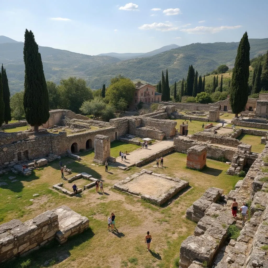 Escursione in una zona archeologica poco conosciuta
