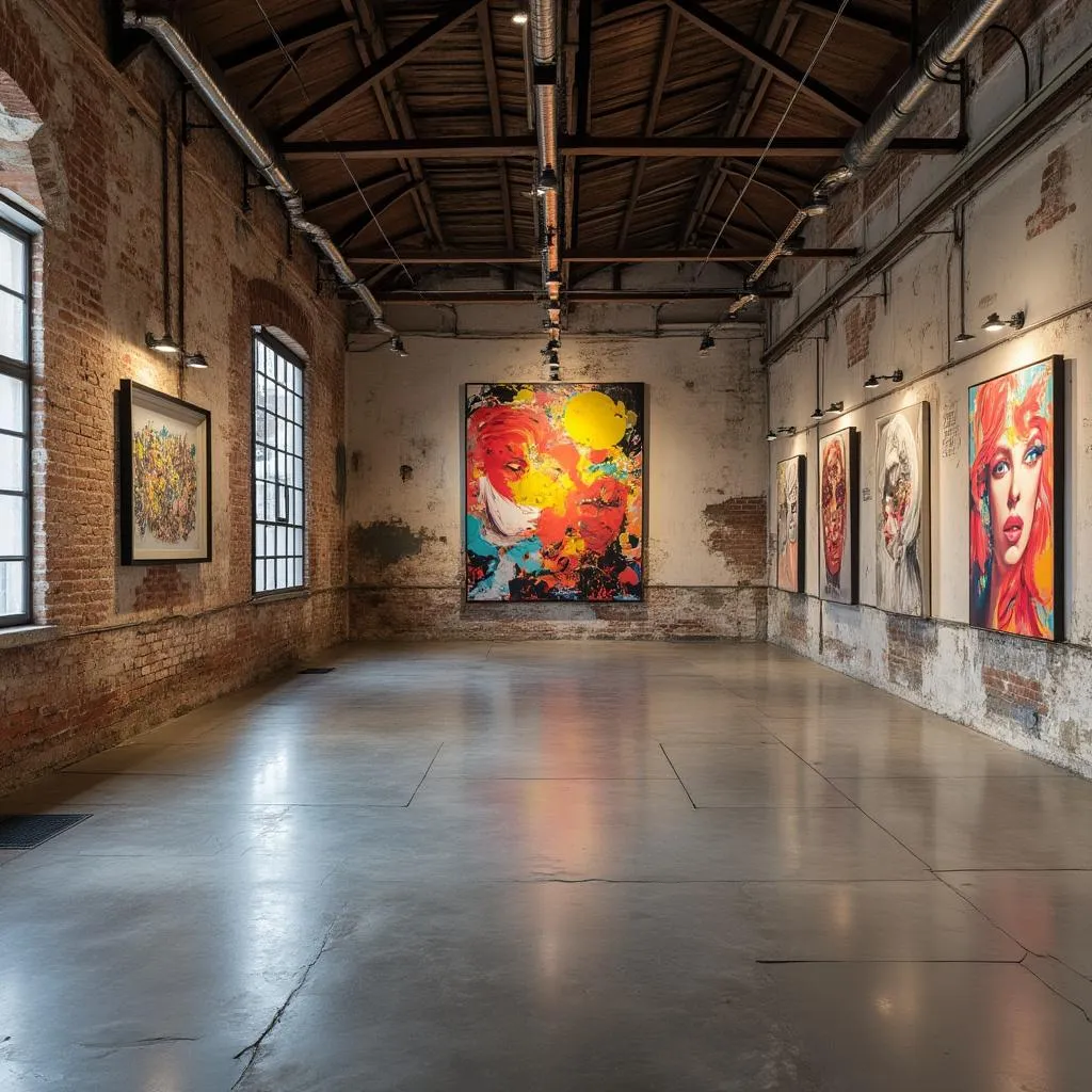 Antica fabbrica riconvertita in spazio culturale